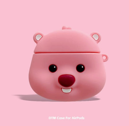 Korea Cartoon Cute Loopy | Smiling Loopy  -  AirPods AirPodsPro AirPods3 AirPods4 Case