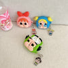 Cartoon Power Police Girls X Cry Baby Pink Blue Green Case with Keychain - AirPods AirPodsPro AirPods3 AirPods4 Case