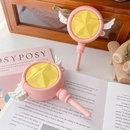 Japanese Cartoon CardCaptor Sakura | Magic Wand Stick - AirPods AirPodsPro AirPods3 AirPods4 Case KawaiiGiftLand