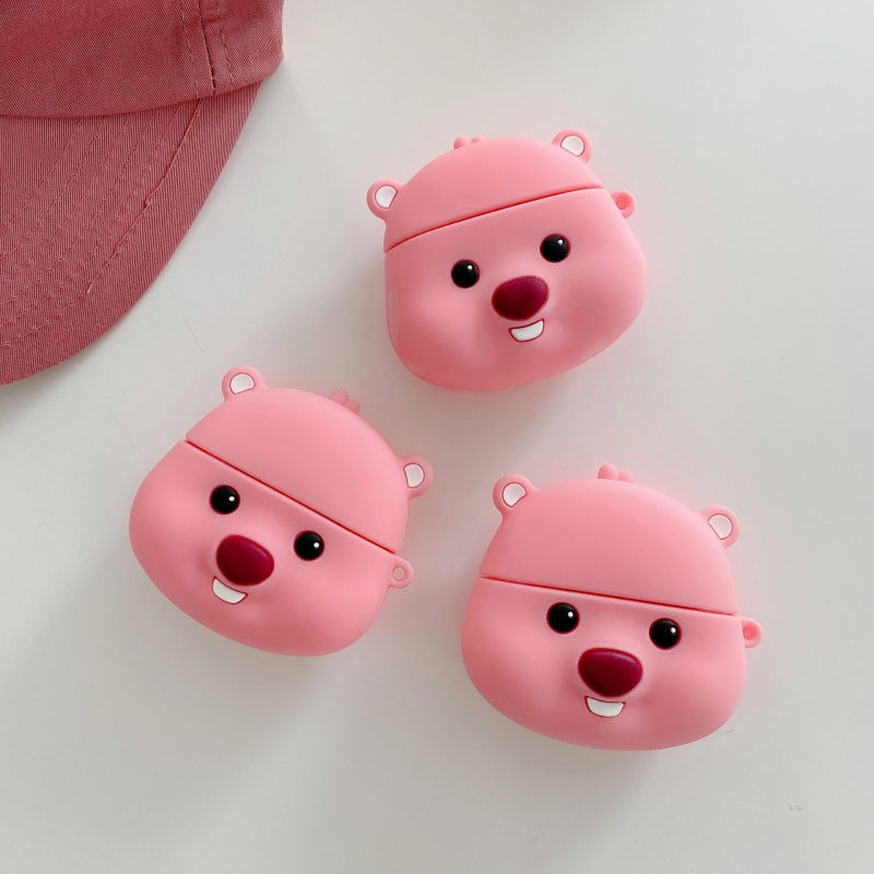 Korea Cartoon Cute Loopy | Smiling Loopy  -  AirPods AirPodsPro AirPods3 AirPods4 Case