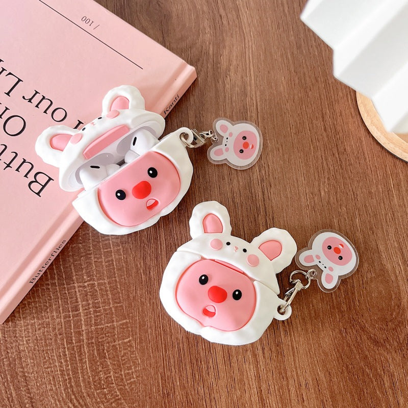 Korea Cartoon Cute Loopy | Loopy with Rabbit Hat -  AirPods AirPodsPro AirPods3 AirPods4 Case