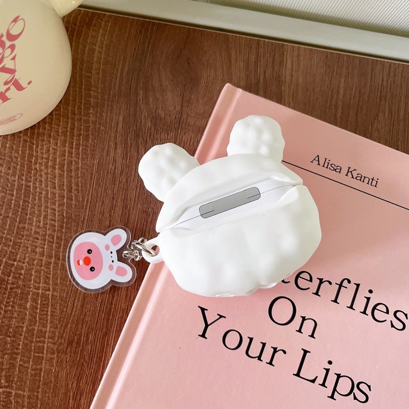 Korea Cartoon Cute Loopy | Loopy with Rabbit Hat -  AirPods AirPodsPro AirPods3 AirPods4 Case KawaiiGiftLand