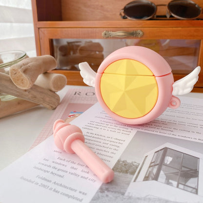 Japanese Cartoon CardCaptor Sakura | Magic Wand Stick - AirPods AirPodsPro AirPods3 AirPods4 Case KawaiiGiftLand