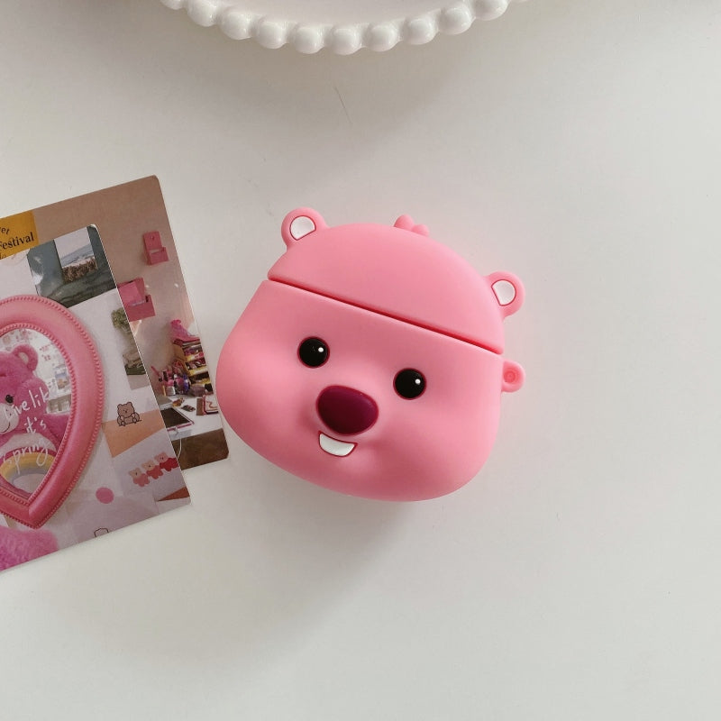 Korea Cartoon Cute Loopy | Smiling Loopy  -  AirPods AirPodsPro AirPods3 Case KawaiiGiftLand