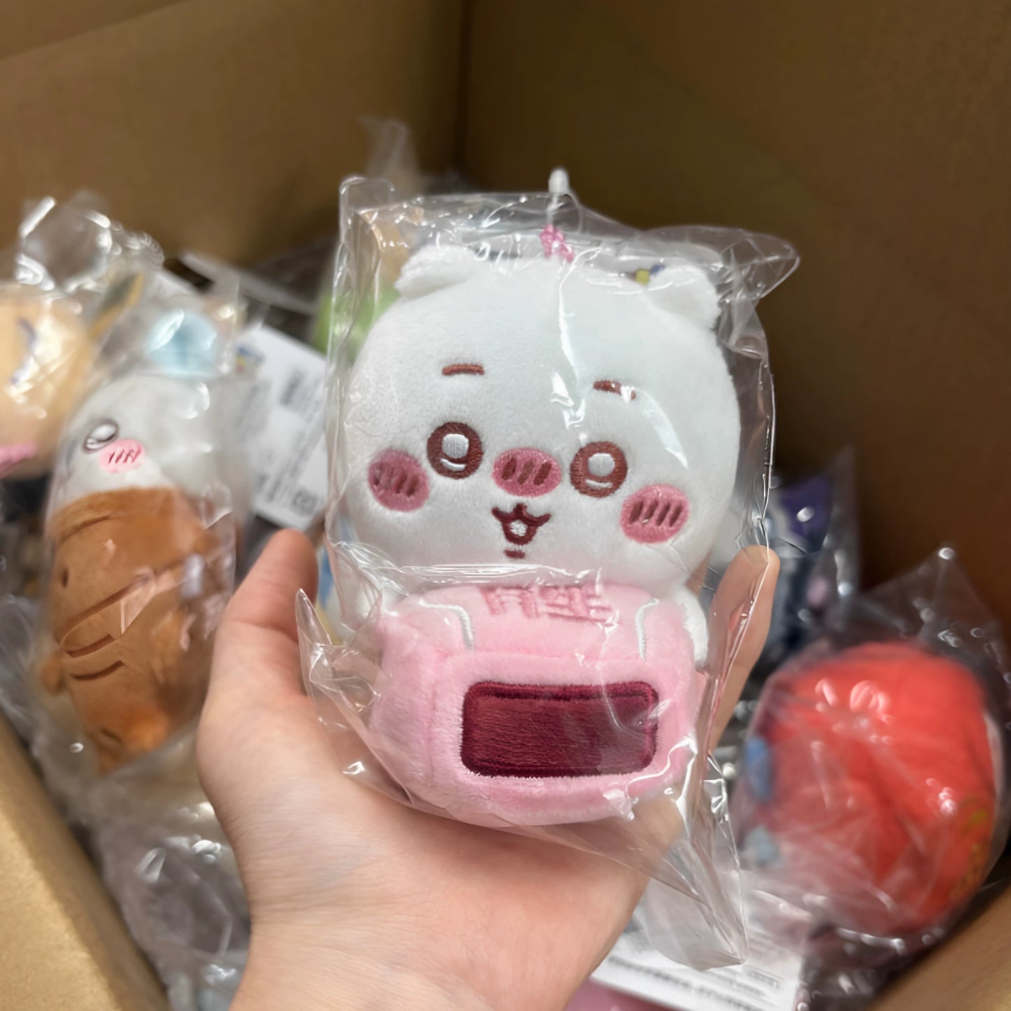 ChiiKawa X Hangzhou Limited Series | ChiiKawa Hachiware Usagi Momonga in Food Costumes Cute Plush Doll Keychain - Kawaii items Room Decoration Doll