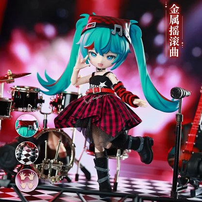 Miku Musical Prelude Series | Miku in Different Music Style Costume Ball Jointed Doll Mystery Box - Japan Virtual Singer Cute Kawaii Mini Doll Mystery Blind Box