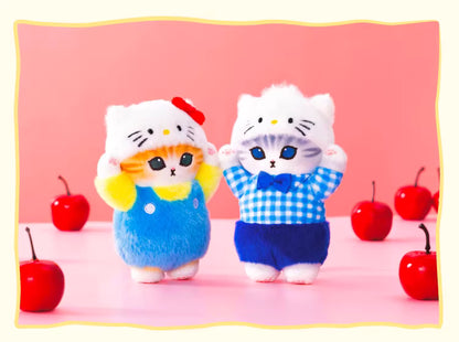 Mofusand X Sanrio Series | Mofusand Cat Crossover Sanrio Characters Cute Plush Doll Keychain - Kawaii items Room Decoration Doll