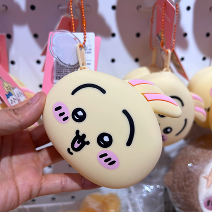 ChiiKawa X Miniso | ChiiKawa Hachiware Usagi Silicon Soft Plastic Coin Purses - Kawaii Items Cute Accessories