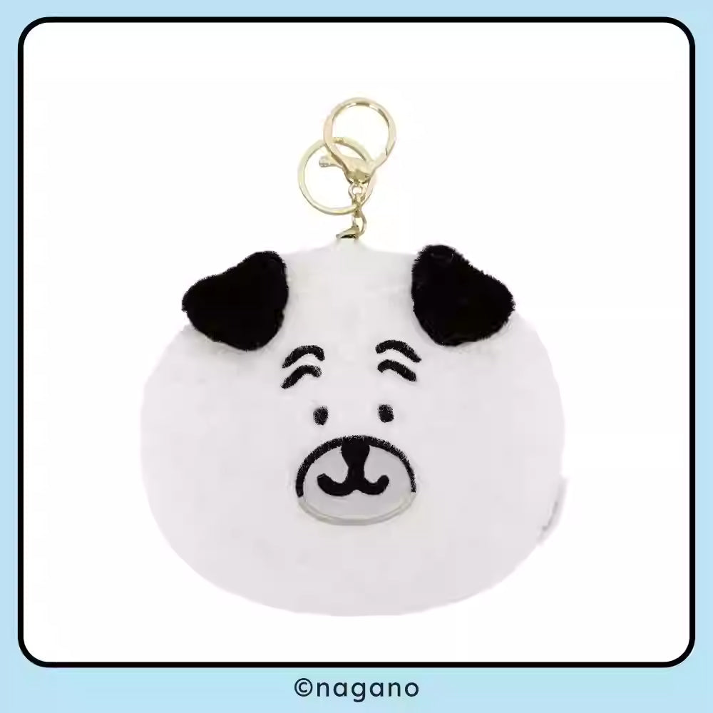 Joker Bear X Miniso | Joker Bear Pug Moguracorokke Plush Doll Pouch Keychain - Kawaii items Room Decoration