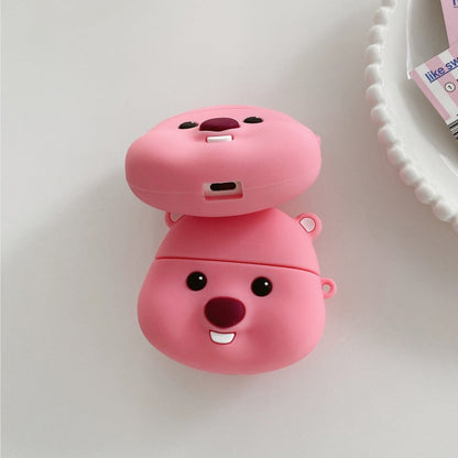 Korea Cartoon Cute Loopy | Smiling Loopy  -  AirPods AirPodsPro AirPods3 Case KawaiiGiftLand