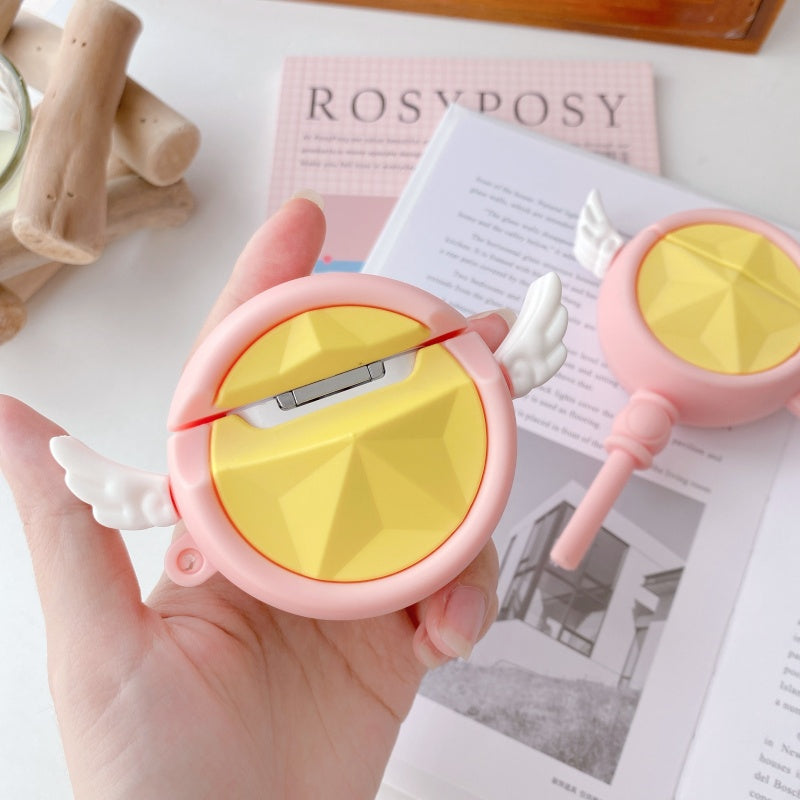 Japanese Cartoon CardCaptor Sakura | Magic Wand Stick - AirPods AirPodsPro AirPods3 AirPods4 Case KawaiiGiftLand