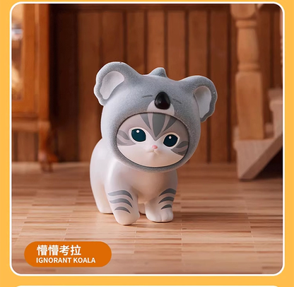 Miniso X Mofusand | Mofusand Cat Animal Party Cute Plastic Doll Mini Figure Mystery Box - Kawaii items Room Decoration Doll Blind Box