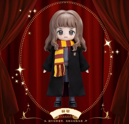 Harry Magical School Wizard Witch Push Doll | Magical School Characters 1:12 scale Ball Jointed Doll Mystery Box - Cute Kawaii Mini Doll Can Change Outfits Mystery Blind Box