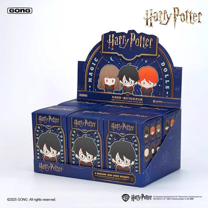 GONG x Harry Magical School Wizard Witch Push Doll | Magical School Characters - Cute Kawaii Mini Doll Can Change Outfits Mystery Blind Box - KawaiiGiftLand