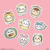ChiiKawa Yum Cha Limited Series | ChiiKawa Hachiware Usagi Momonga Kurimanju Rakko Shisa Crab Cute Yum Cha Collection Sticker Set - Kawaii items Room Decoration