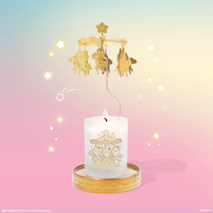 ChiiKawa ChiiKawa Go Round Limited Series | ChiiKawa Hachiware Usagi Metal Candle Holder With Candle - Kawaii items Room Decoration