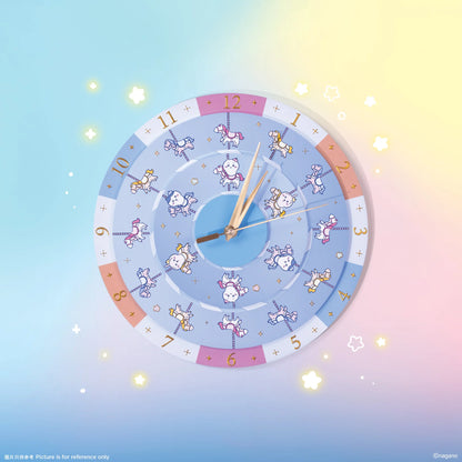 ChiiKawa ChiiKawa Go Round Limited Series | ChiiKawa Hachiware Usagi Cute Wall Clock - Kawaii items Room Decoration