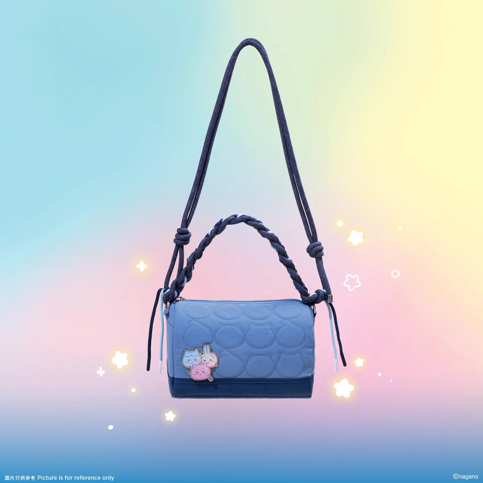 [Per-order] ChiiKawa ChiiKawa Go Round Limited Series | ChiiKawa Hachiware Usagi Cute Crossbody Bag With a Pin Badge - Kawaii items Room Decoration