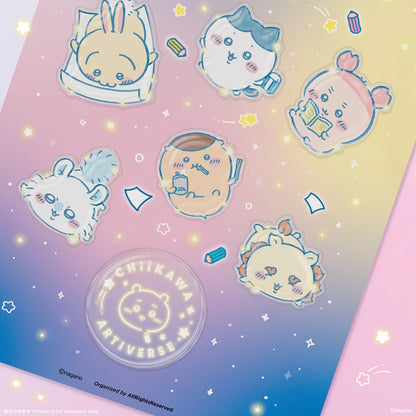 [Pre-order] ChiiKawa ChiiKawa Go Round Limited Series | ChiiKawa Hachiware Usagi Cute Stationary Drawing Book & Pen & 3D Sticker - Kawaii items Room Decoration