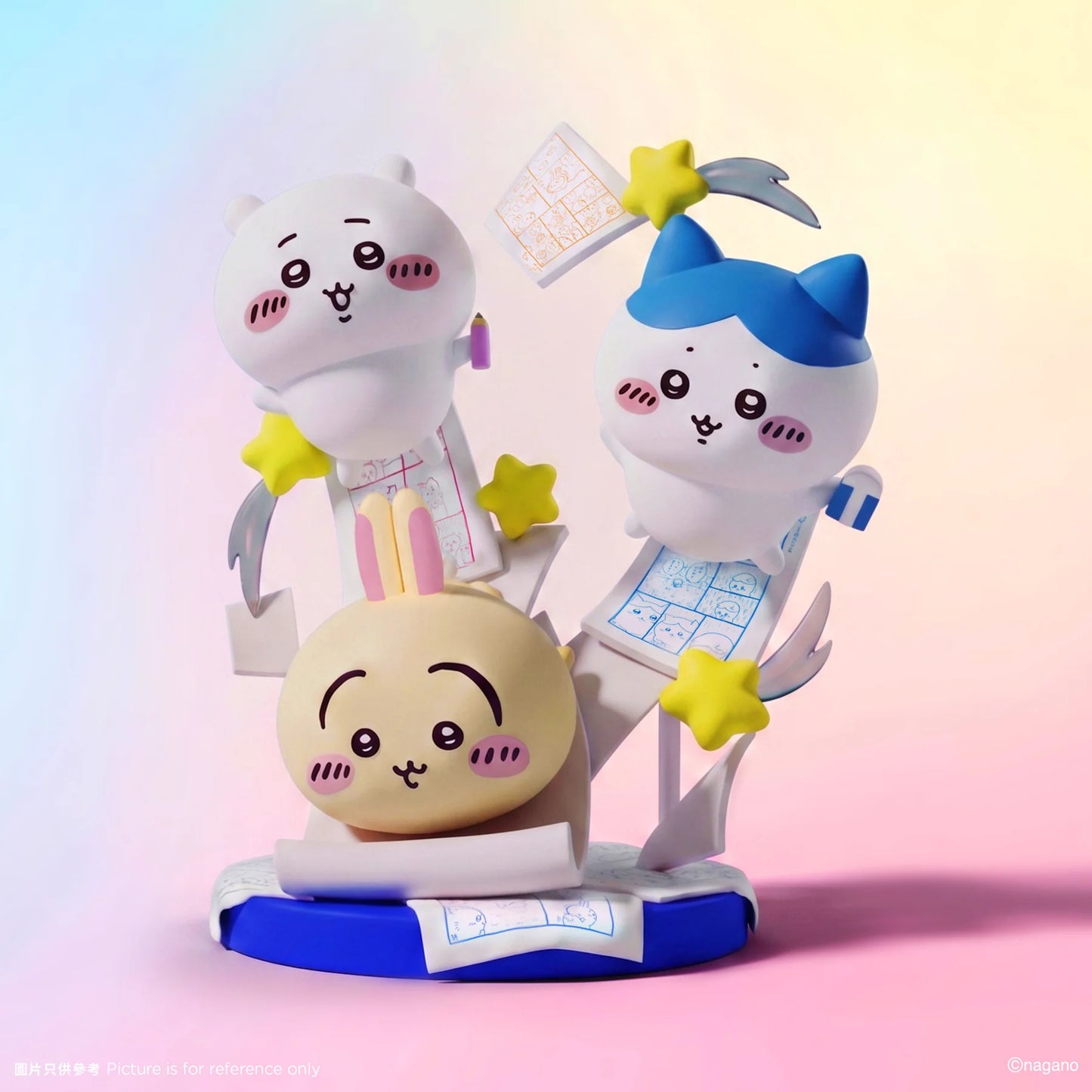[Pre-order] ChiiKawa ChiiKawa Go Round Limited Series | ChiiKawa Hachiware Usagi Glow In Dark Figure - Kawaii items Room Decoration