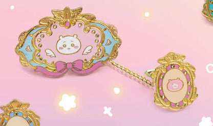 [Pre-order]  ChiiKawa ChiiKawa Go Round Limited Series | ChiiKawa Hachiware Usagi Momonga Kurimanju Rakko Shisa Crab Cute Metal Pin Badge Mystery Box - Kawaii items Blind Box