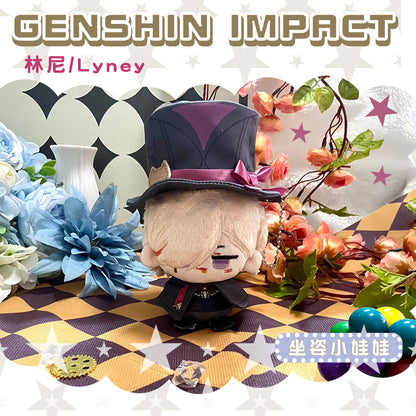 Game Character Genshin Keychain | Lyney Lynette Freminet Cute Kawaii 12cm Doll - Cute Kawaii Item