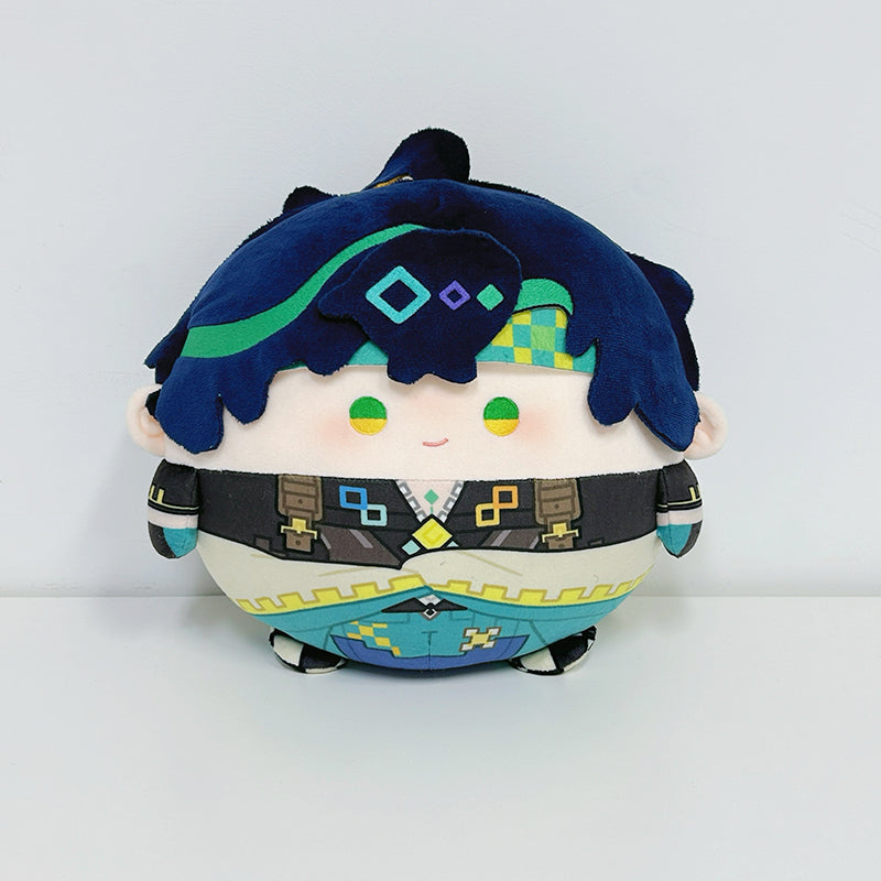 Game Character Genshin Ball Plush Doll | Zhongli Tartaglia Xiao Kinich Venti Furina de Fontaine Cute Kawaii 12cm Doll - Cute Kawaii Item