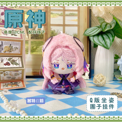 Game Character Genshin Keychain | Mualani Kachina Citlali Mavuika Kinich Cute Kawaii 12cm Doll - Cute Kawaii Item