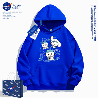Japanese Cartoon ChiiKawa Casual Style Hoodie Series | Hachiware Play Music Cinnamoroll Outing - Kawaii Fashion Items