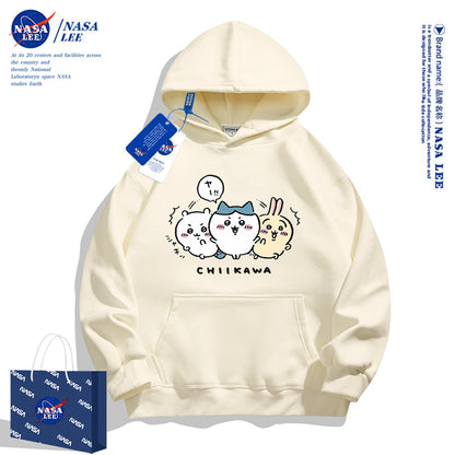 Japanese Cartoon ChiiKawa Casual Style Hoodie Series | Chiikawa Hachiware Usagi Oshi - Kawaii Fashion Items