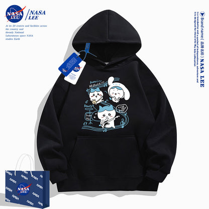 Japanese Cartoon ChiiKawa Casual Style Hoodie Series | Hachiware Play Music Cinnamoroll Outing - Kawaii Fashion Items