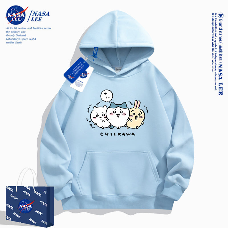 Japanese Cartoon ChiiKawa Casual Style Hoodie Series | Chiikawa Hachiware Usagi Oshi - Kawaii Fashion Items