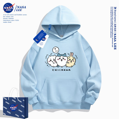 Japanese Cartoon ChiiKawa Casual Style Hoodie Series | Chiikawa Hachiware Usagi Oshi - Kawaii Fashion Items
