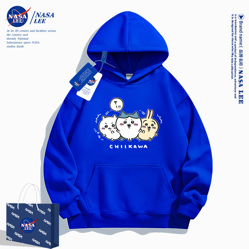 Japanese Cartoon ChiiKawa Casual Style Hoodie Series | Chiikawa Hachiware Usagi Oshi - Kawaii Fashion Items