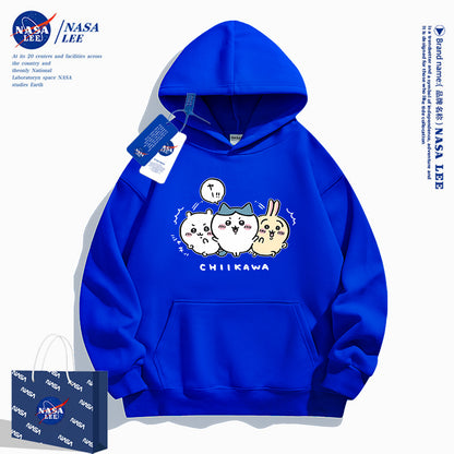 Japanese Cartoon ChiiKawa Casual Style Hoodie Series | Chiikawa Hachiware Usagi Oshi - Kawaii Fashion Items