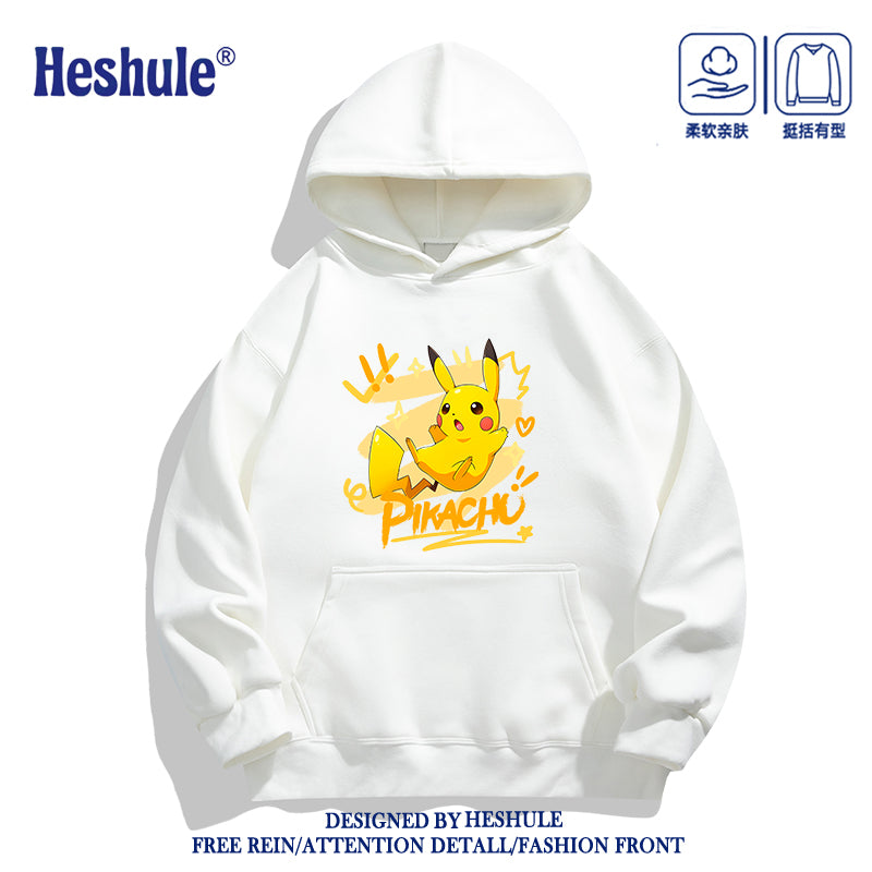 日本のカートゥーン ポケットモンスター カジュアル スタイル パーカー