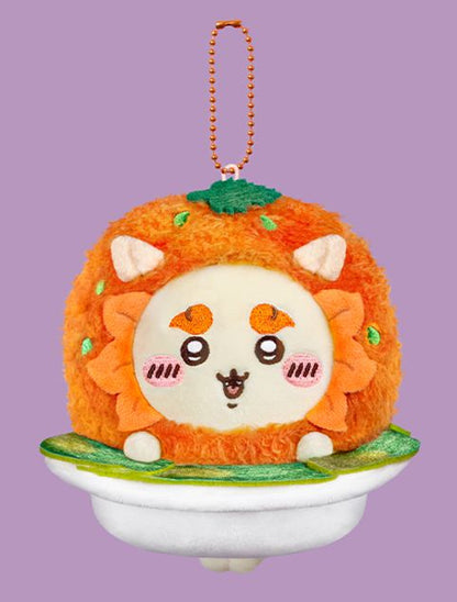 [Pre-order] ChiiKawa ChiiKawa Days Shanghai Limited Series | ChiiKawa Hachiware Usagi Momonga Kurimanju Rakko Shisa Crab in Different Food Costume Cute Plush Doll Keychain - Kawaii items Room Decoration Doll