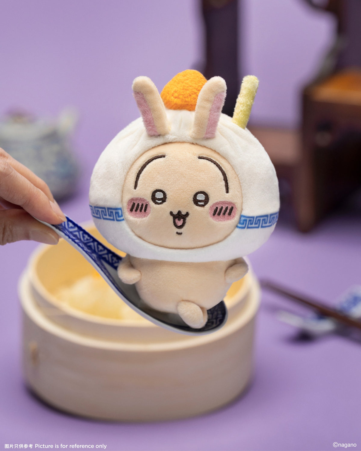[Pre-order] ChiiKawa ChiiKawa Days Shanghai Limited Series | ChiiKawa Hachiware Usagi Momonga Kurimanju Rakko Shisa Crab in Different Food Costume Cute Plush Doll Keychain - Kawaii items Room Decoration Doll