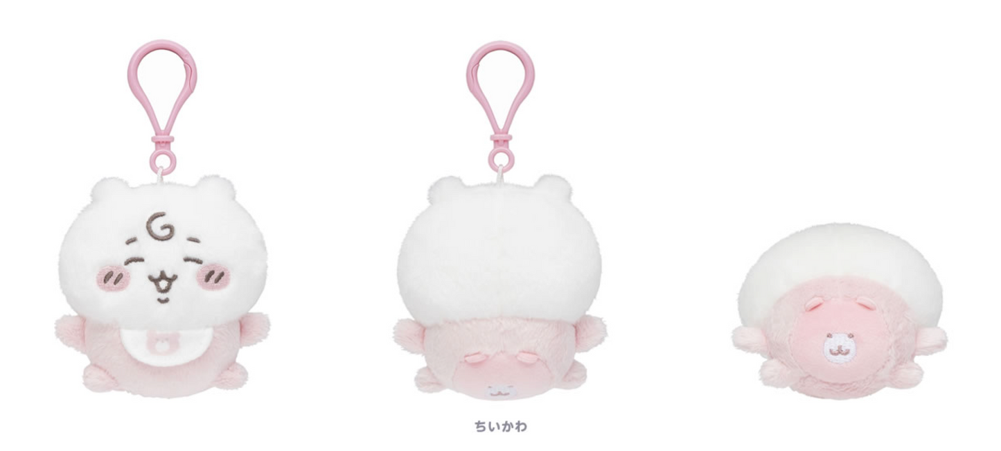 Japan ChiiKawa Baby Series | ChiiKawa Hachiware Usagi Momonga Kurimanju Rakko Shisa Crab Cute Baby Plush Doll Keychain - Kawaii items Room Decoration Doll