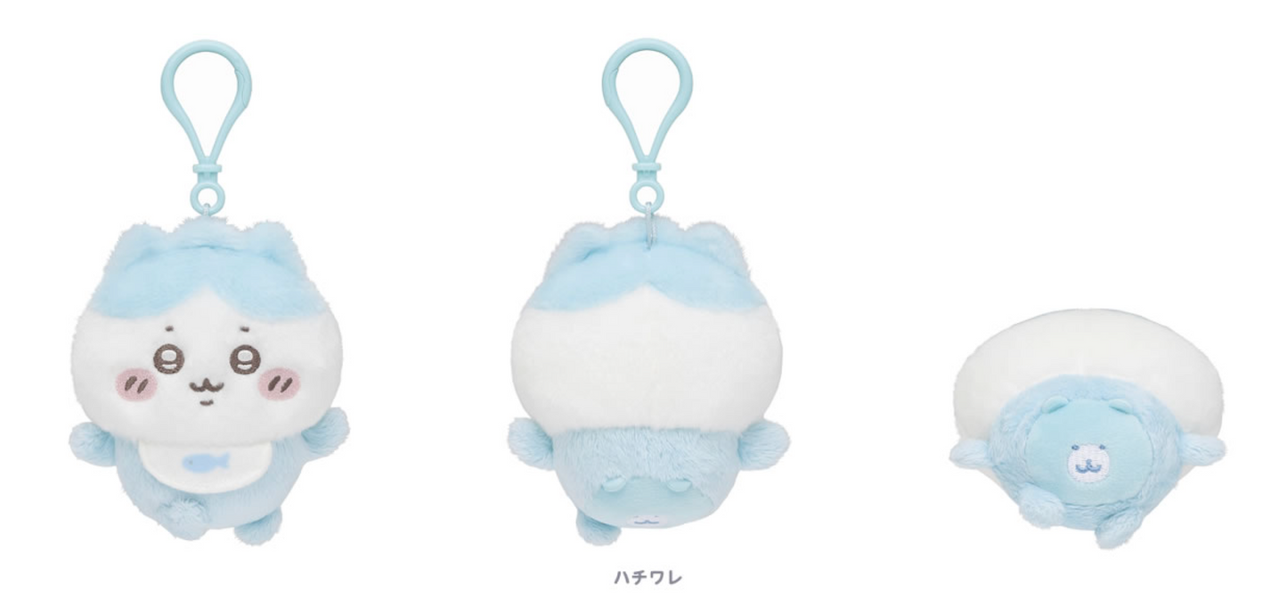 Japan ChiiKawa Baby Series | ChiiKawa Hachiware Usagi Momonga Kurimanju Rakko Shisa Crab Cute Baby Plush Doll Keychain - Kawaii items Room Decoration Doll