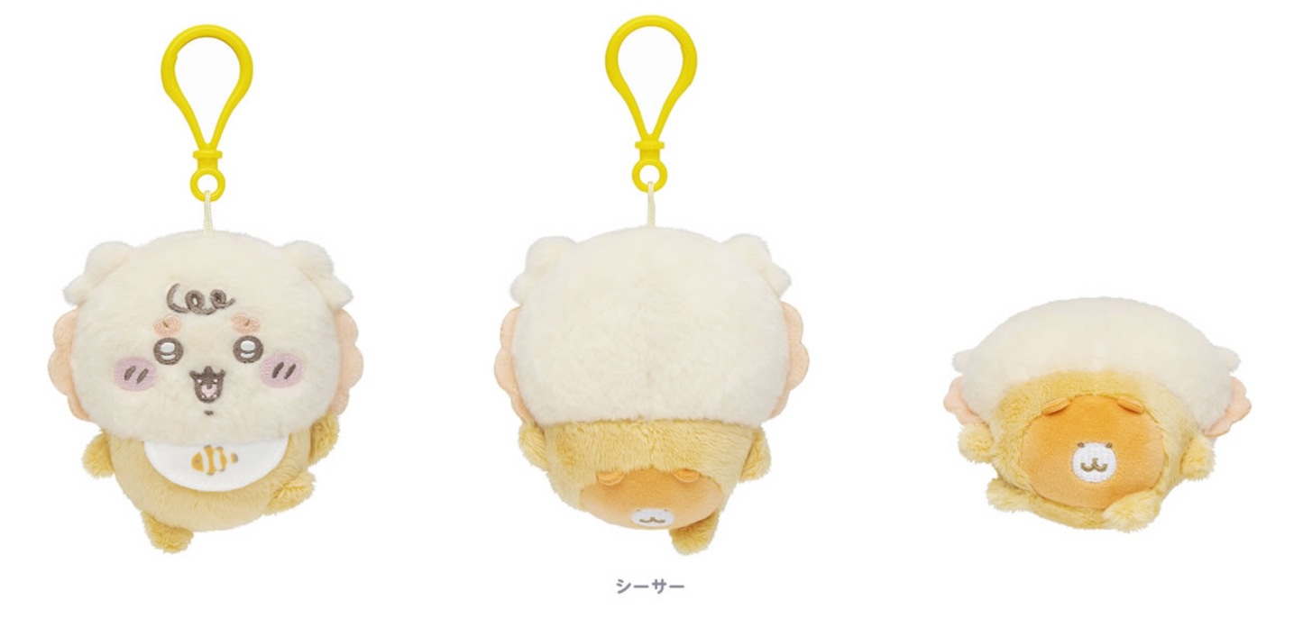 Japan ChiiKawa Baby Series | ChiiKawa Hachiware Usagi Momonga Kurimanju Rakko Shisa Crab Cute Baby Plush Doll Keychain - Kawaii items Room Decoration Doll