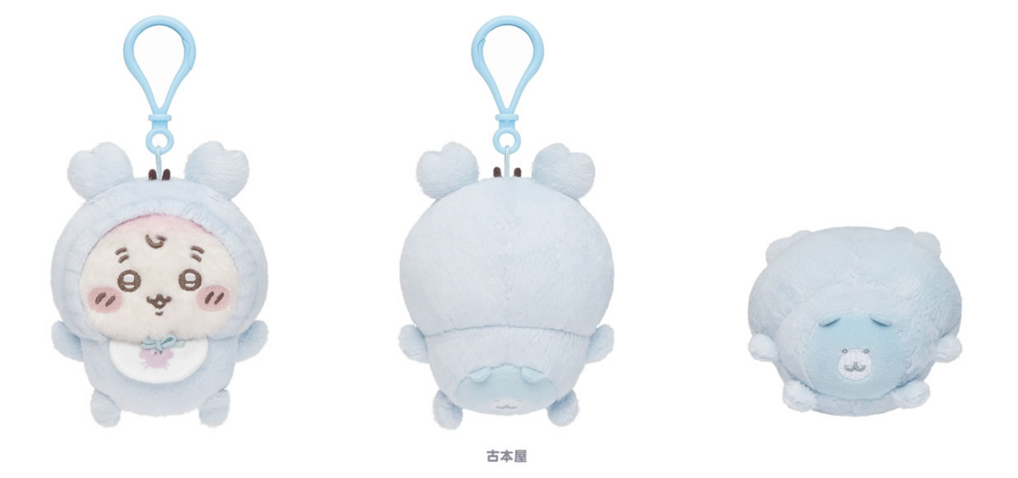 Japan ChiiKawa Baby Series | ChiiKawa Hachiware Usagi Momonga Kurimanju Rakko Shisa Crab Cute Baby Plush Doll Keychain - Kawaii items Room Decoration Doll