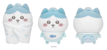 Japan ChiiKawa Baby Series | ChiiKawa Hachiware Usagi Cute Baby Plush Doll with Swaddle - Kawaii items Room Decoration Doll