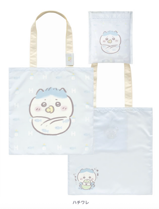 [Pre-order] Japan ChiiKawa Baby Series | ChiiKawa Hachiware Usagi Cute Baby Icon Polyester Foldable Eco Bag - Kawaii items Room Decoration