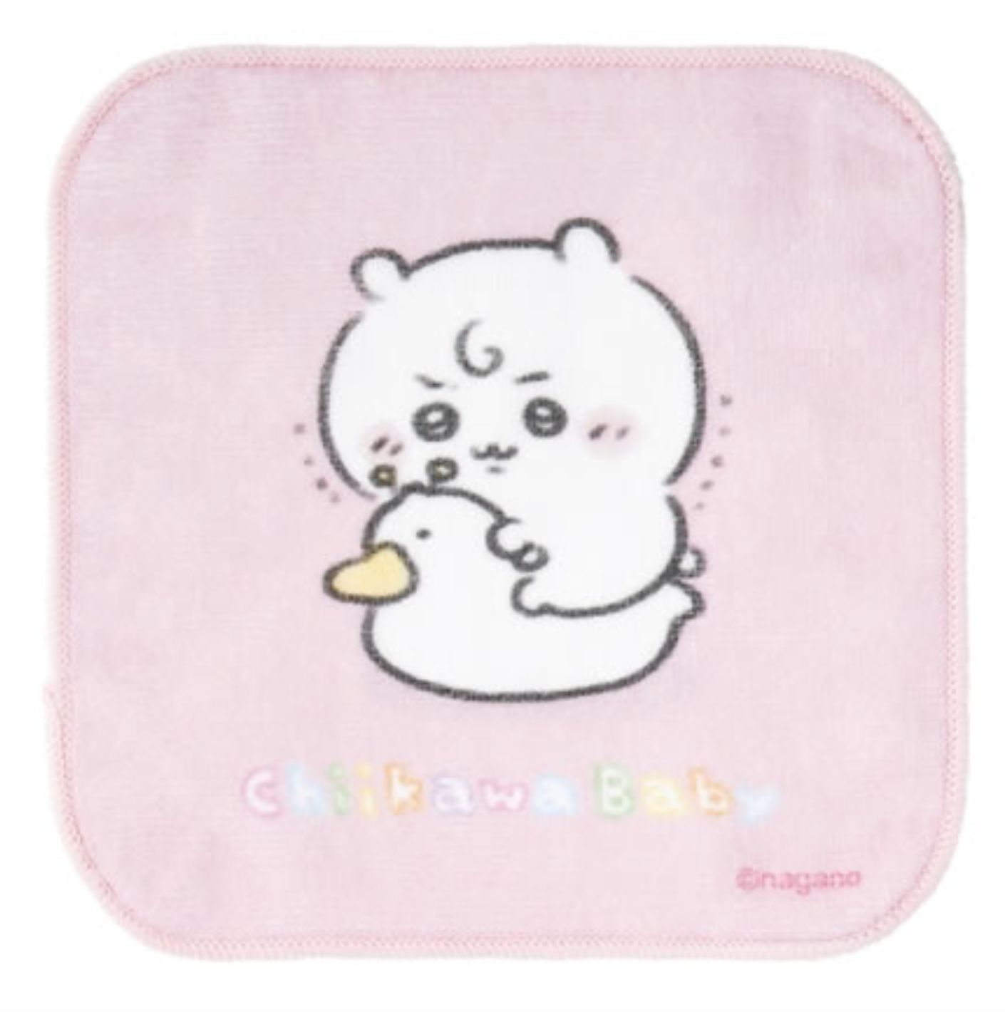 Japan ChiiKawa Baby Series | ChiiKawa Hachiware Usagi Cute Baby Sitting on Duck Toilet Handkerchief - Kawaii items Room Decoration