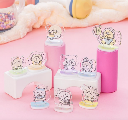 [Per-order] Japan ChiiKawa Baby Series | ChiiKawa Hachiware Usagi Momonga Kurimanju Rakko Shisa Crab Ode Cute Baby Icon Acrylic Stand Blind Box - Kawaii items Room Decoration Mystery Box