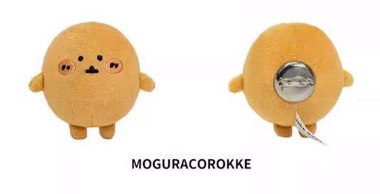 Joker Bear X Miniso | Joker Bear Pug Moguracorokke Plush Doll Badge - Kawaii items Room Decoration