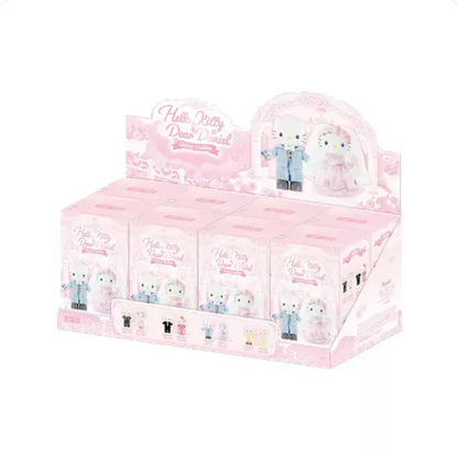 TOPTOY x Sanrio Hello Kitty & Dear Daniel | Century Wedding Long Leg Series - Plush Vinly Pendant Blind Box Collection Toys