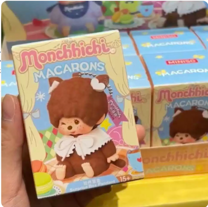 MINISO Monchhichi Macarons Series Blind Box Plush Pendant