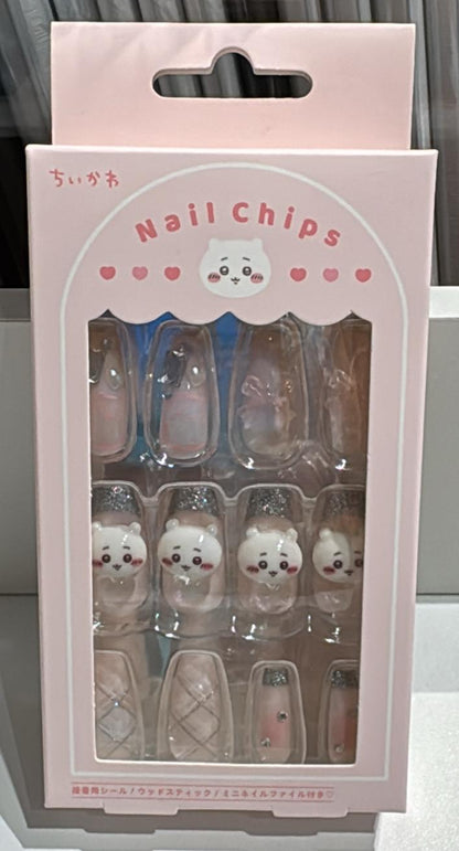 Japan ChiiKawa | ChiiKawa Hachiware Usagi Momonga Cute Icon Nail Chips Set - Kawaii items Accessory & Decoration